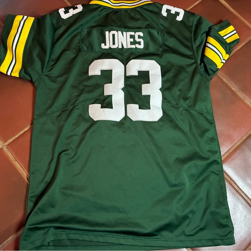Nike Aaron Jones Green Bay Packers Football Jersey Mens Size Large Adult Nike - Picture 6 of 6
